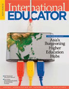 July/August International Educator cover