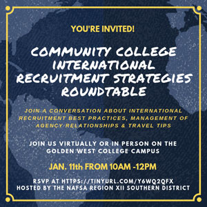 Community College International Recruitment Strategies Roundtable