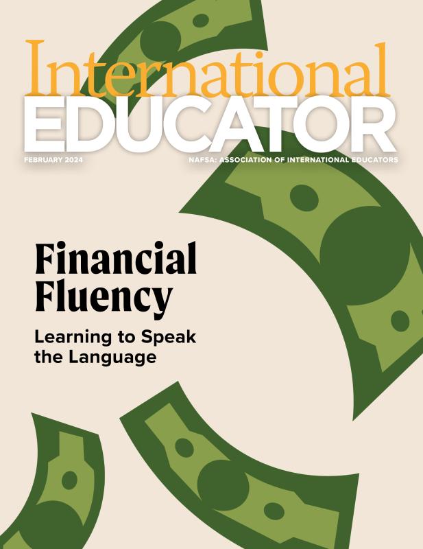 Cover for the February 2024 issue of International Educator magazine