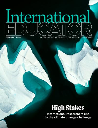 Cover of the February 2020 issue of International Educator magazine