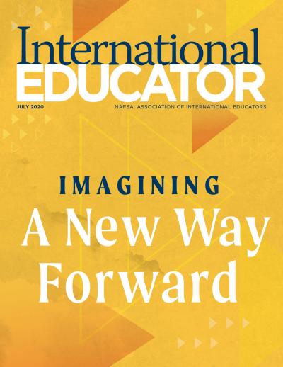 Cover for the July 2020 issue of International Educator