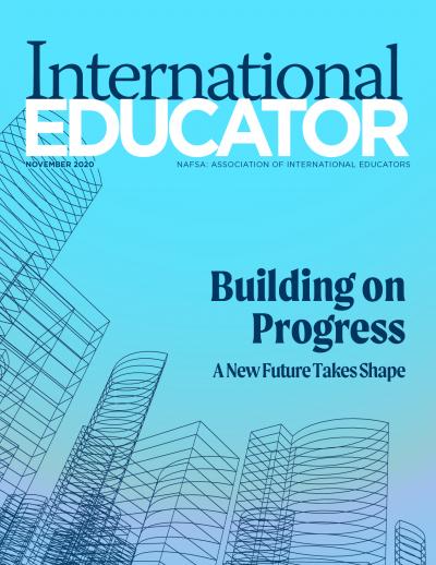 Cover for the November 2020 issue of International Educator