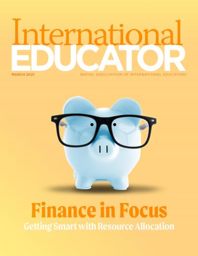 Cover image for the March 2021 issue of International Educator