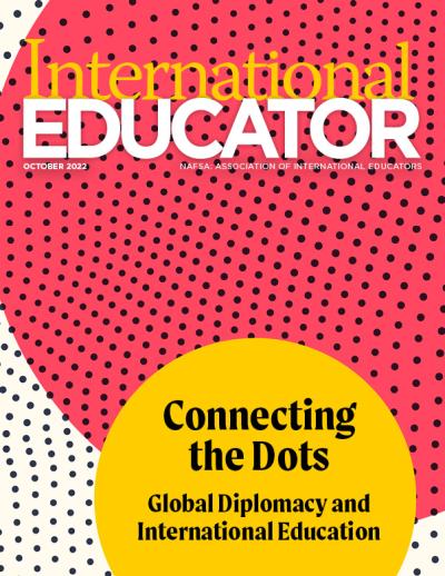 Cover for the October 2022 issue of International Educator