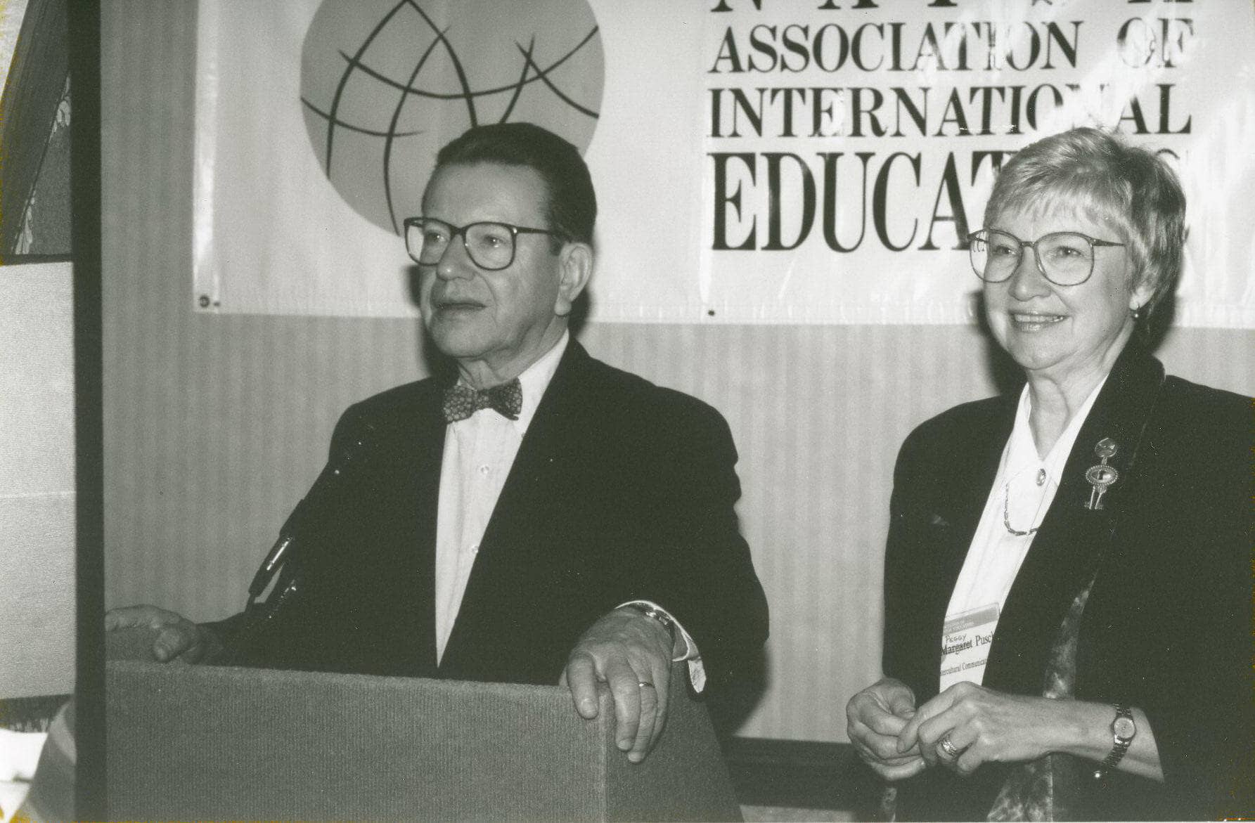 Sen. Paul Simon, speaking at the NAFSA conference in 1995.