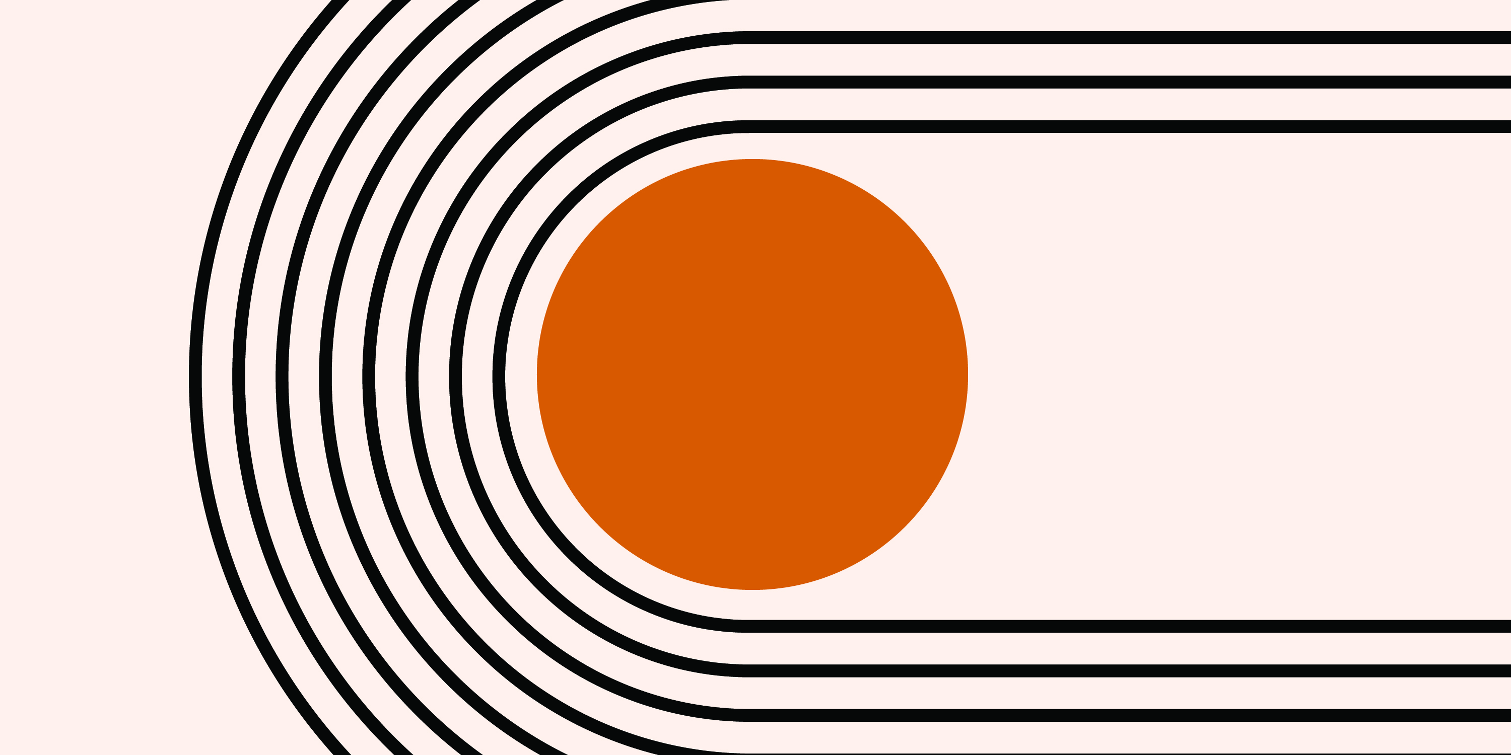 Abstract art with lines and circles