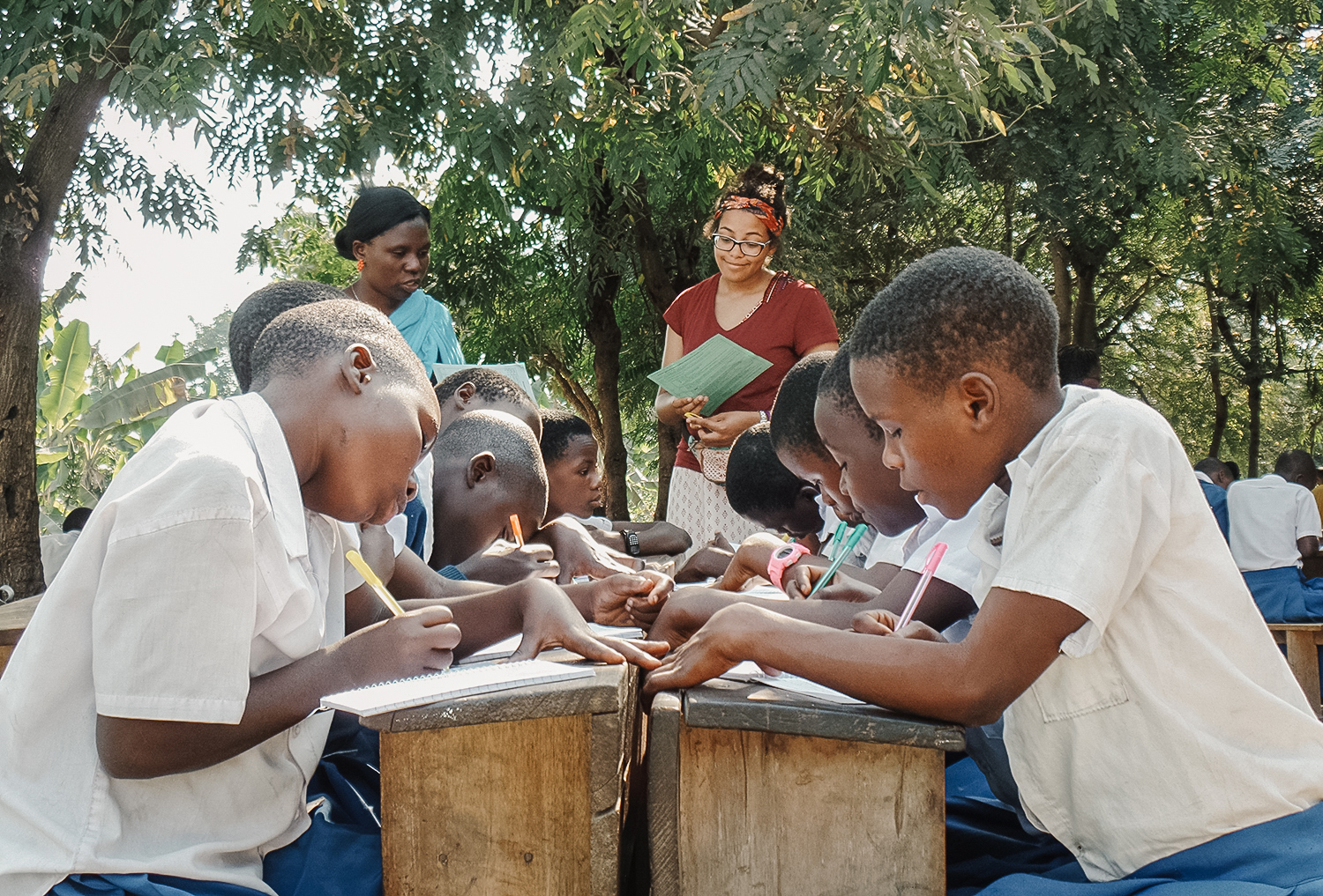 Students in Tanzania