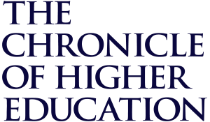 The Chronicle of Higher Education Logo in Indigo