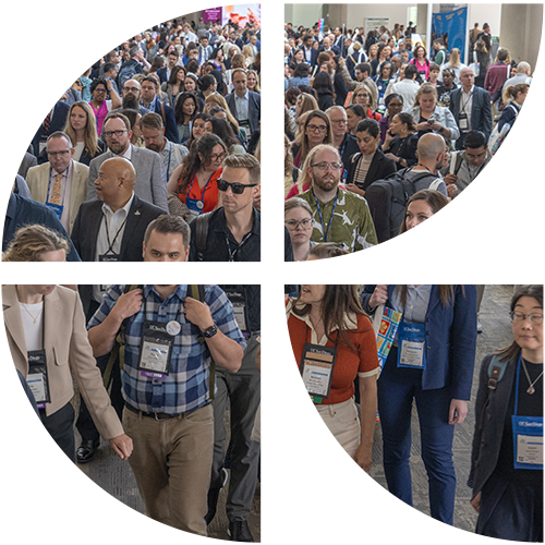 The crowd before the expo opening