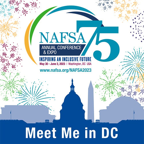 NAFSA 2023 Meet Me in DC small square