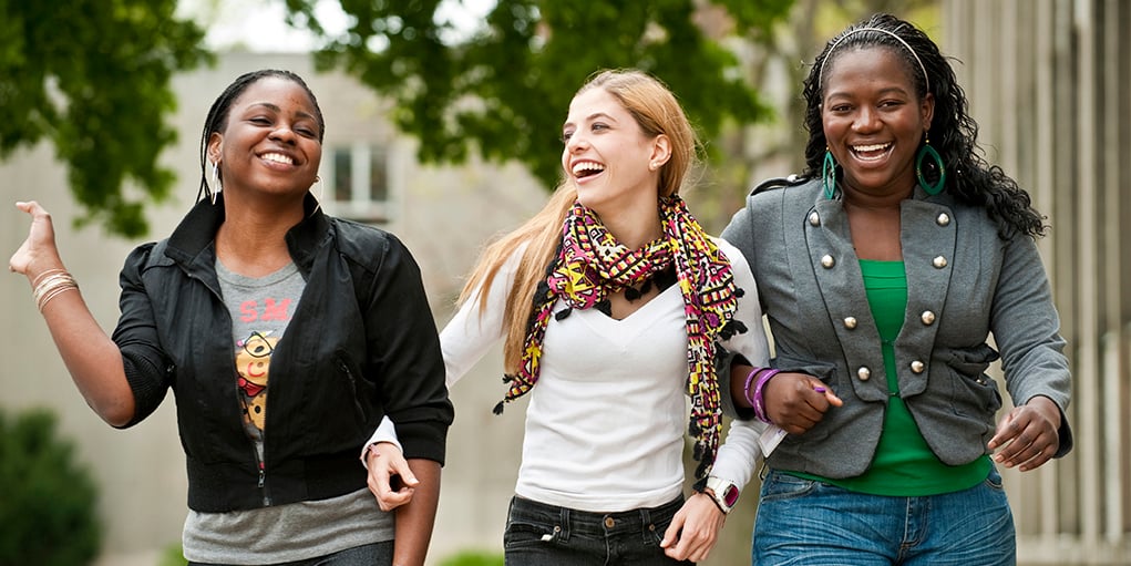 Three students at University of Evansville