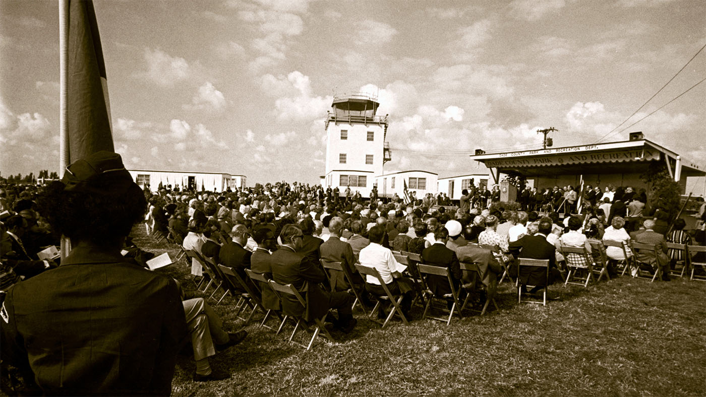 FIU’s 1971 groundbreaking ceremony with guest of honor U Thant, secretary-general of the United Nations, underscoring the university’s mission to foster greater international understanding.