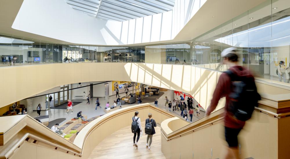 Photo of the interior of a building