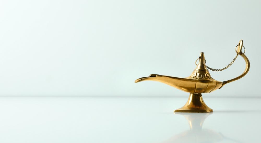 photo of magic lamp