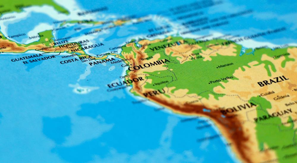 Map of Latin America