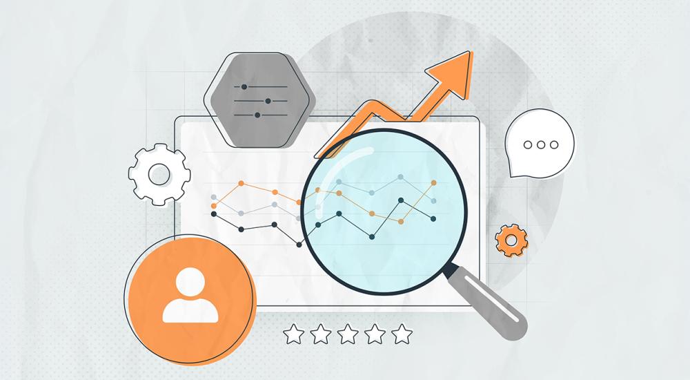 Illustration of charts and graphs