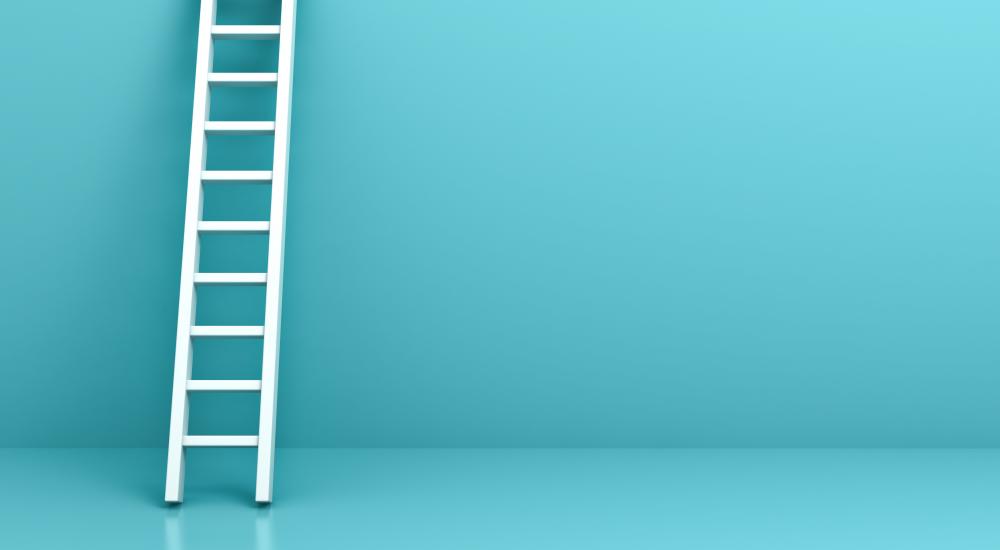 ladder against a wall