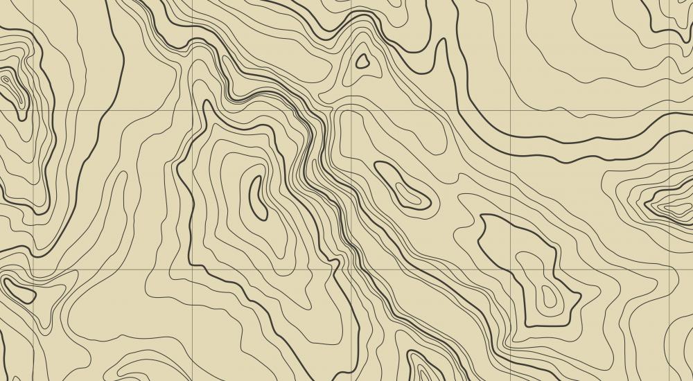 Topographic map