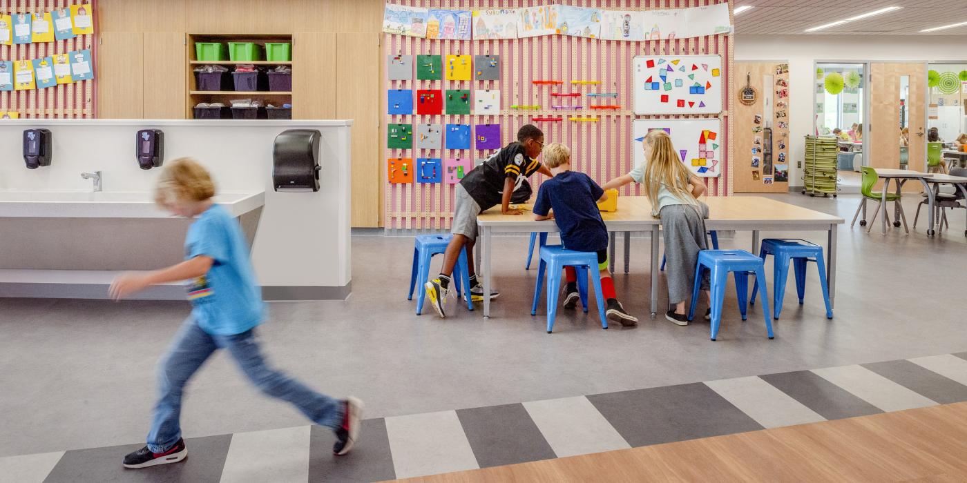 photo of children in a school