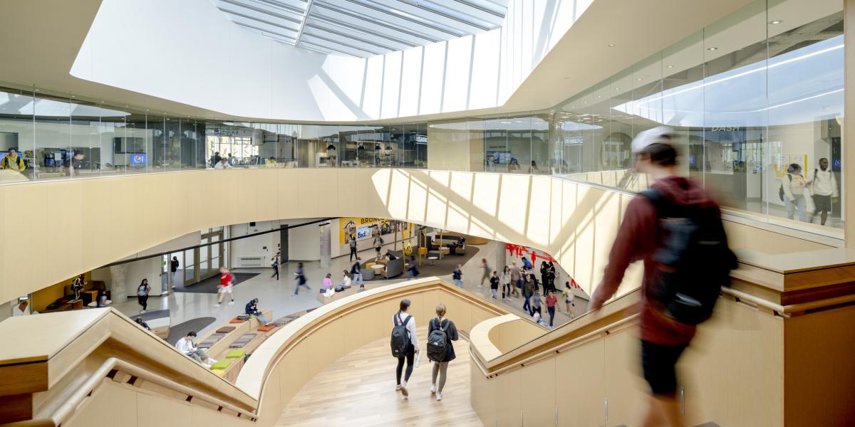Photo of the interior of a building