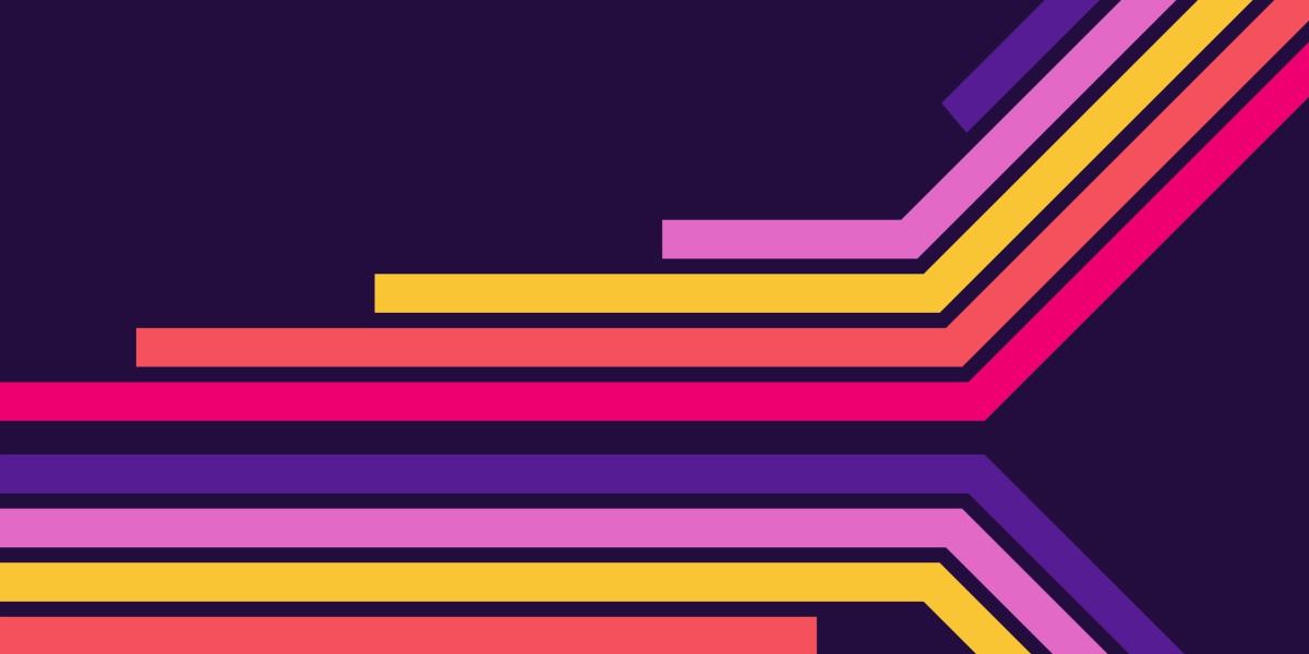lines of concentric circles overlapping