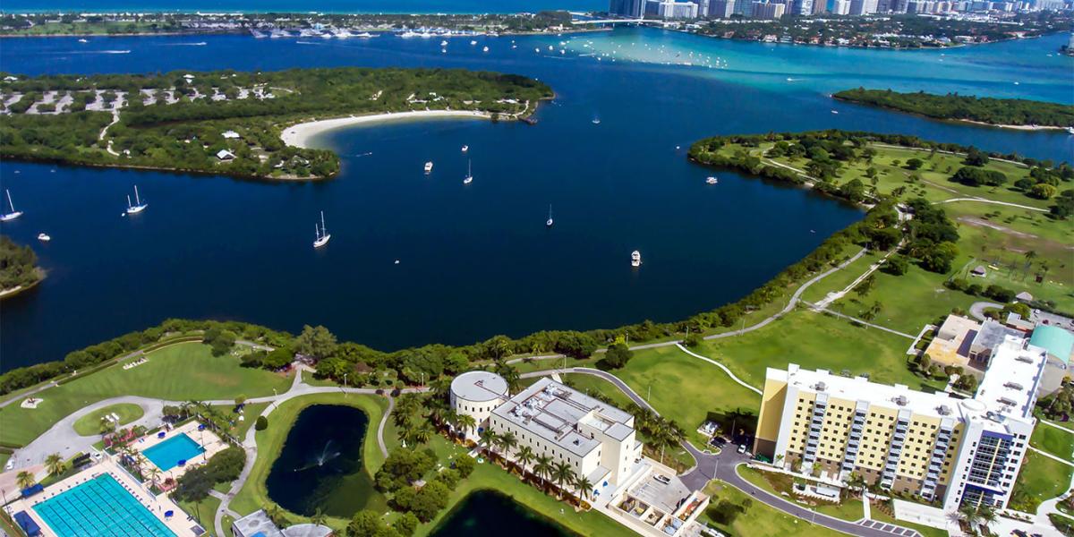 View of the Biscayne Bay Campus at Florida International Univeristy