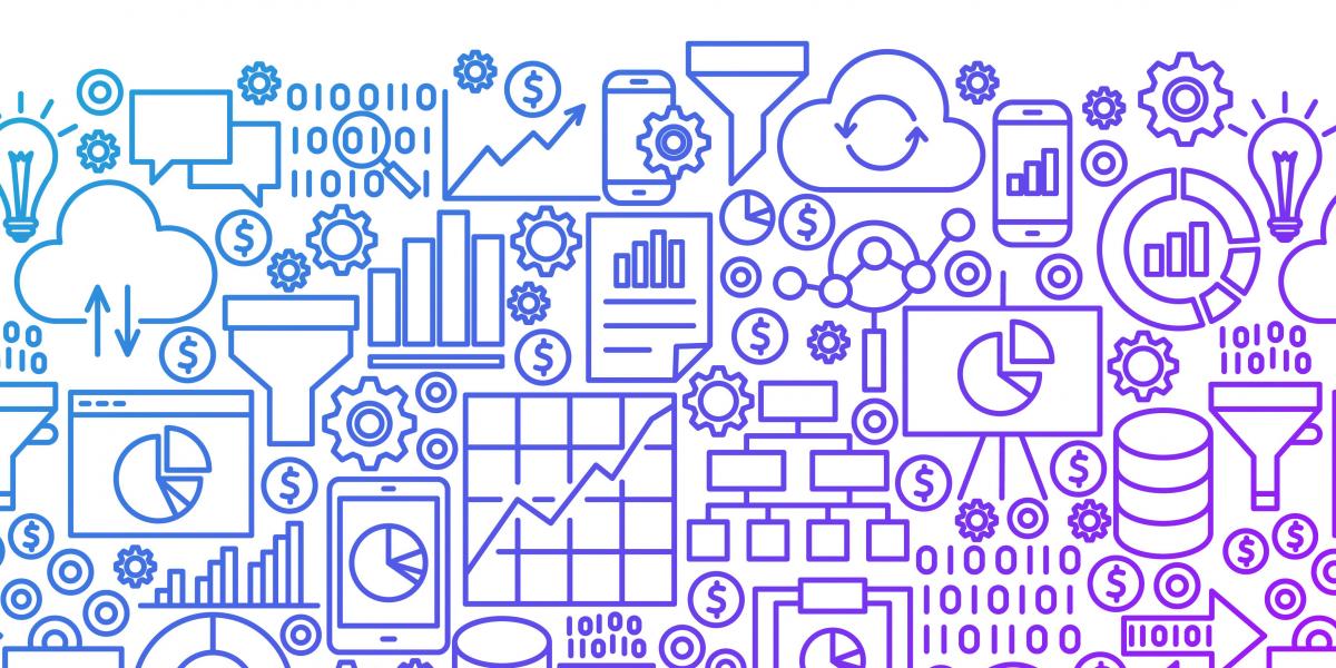 illustration of different data icons