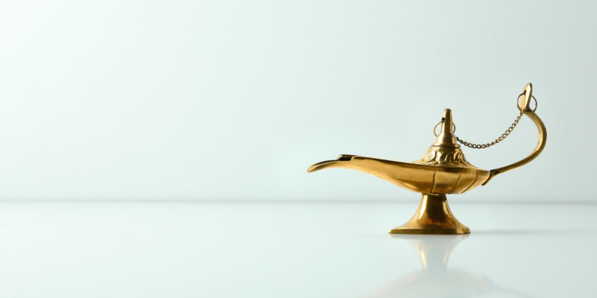 photo of magic lamp