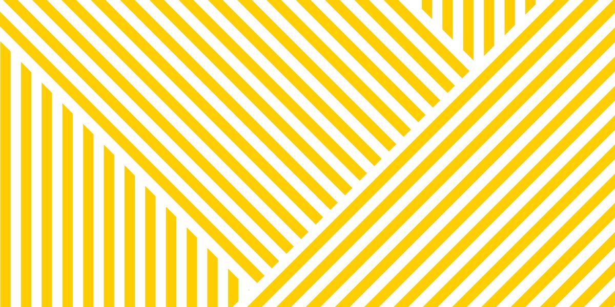 Pattern of overlapping white and yellow lines