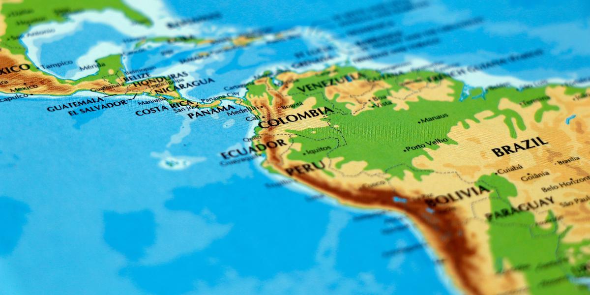 Map of Latin America