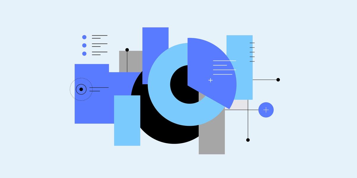 illustration of data-related graphics