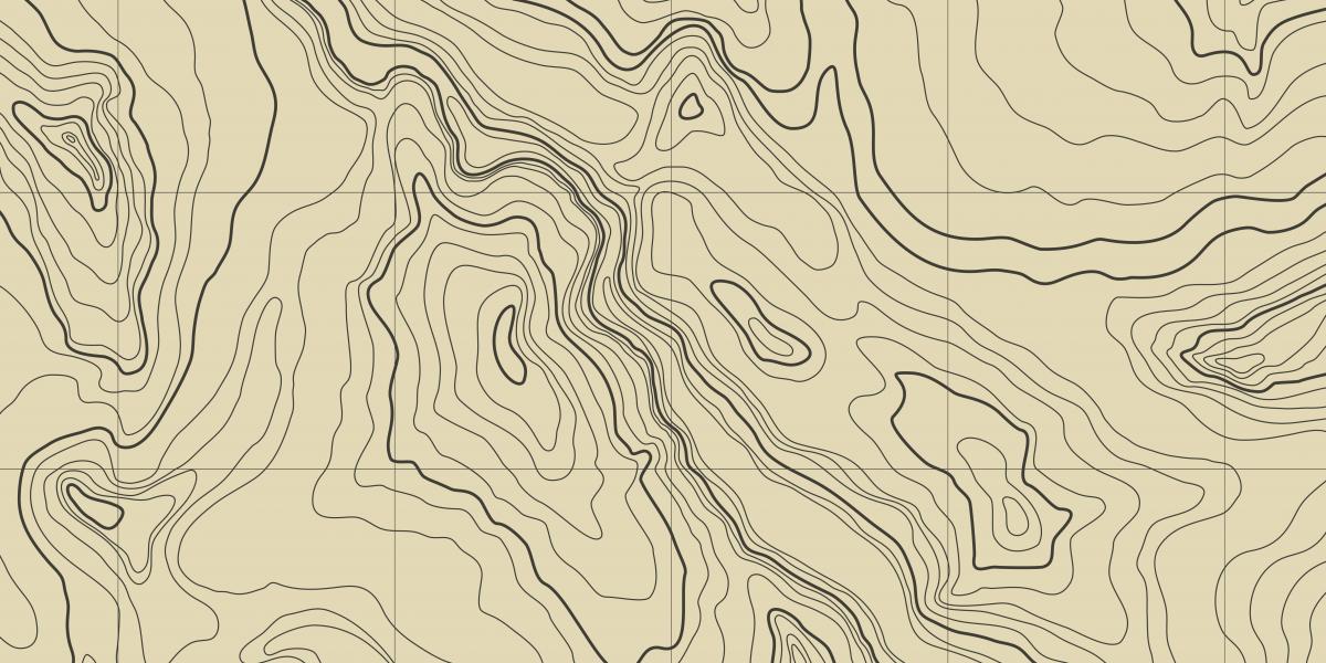 Topographic map