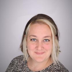 Woman smiling for photo