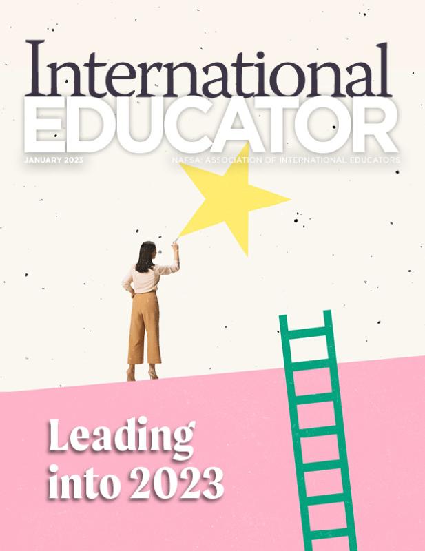 Cover for the January 2023 issue of International Educator