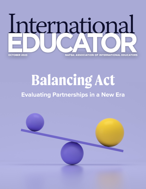 October Issue of International Educator magazine