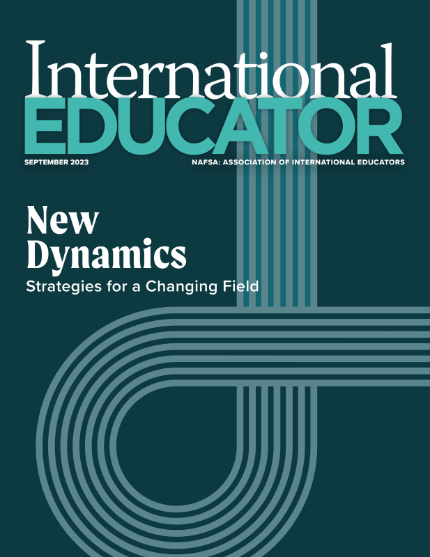 September Issue of International Educator cover