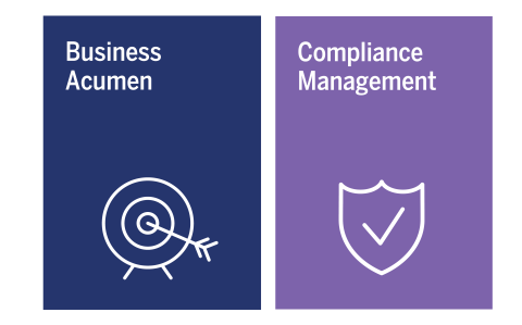 business acumen and compliance management graphic