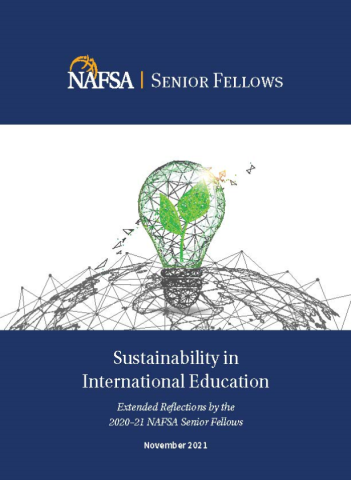Sustainability in International Education cover