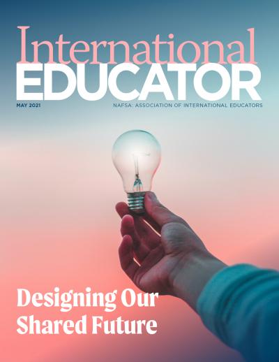 Cover for the May 2021 issue of IE magazine
