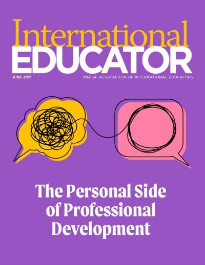 Cover for the June 2021 issue of International Educator