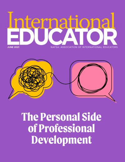 Cover for the June 2021 issue of International Educator