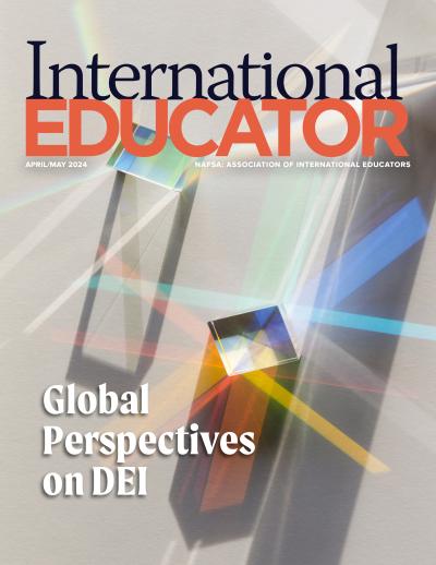 Cover for the April/May issue of International Educator magazine