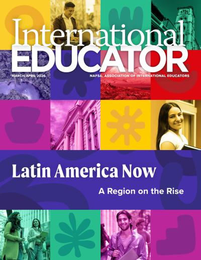 Final cover of the March/April 2026 issue of International Educator magazine