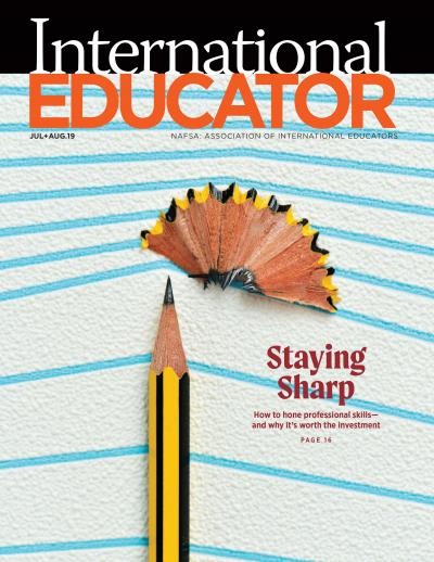 cover image for the July August 2019 issue