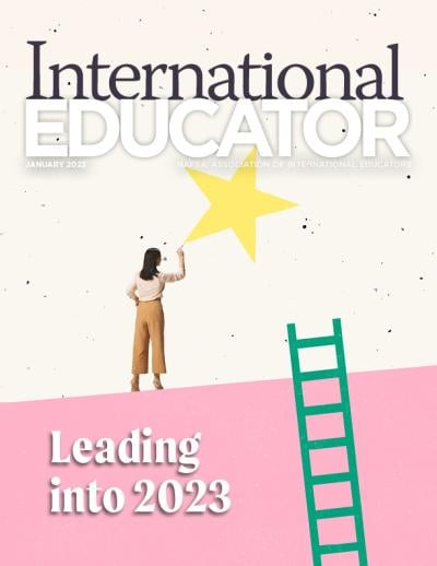 Cover for the January 2023 issue of International Educator