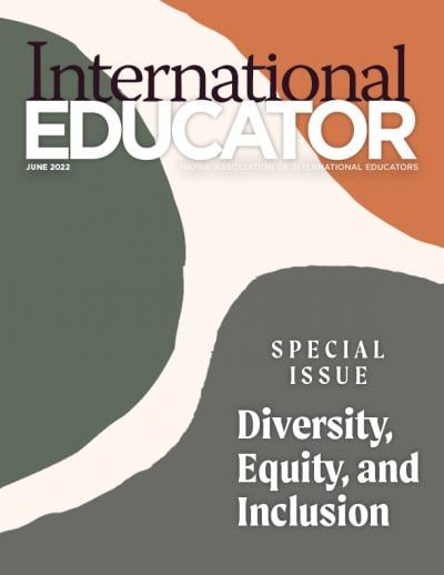 Cover for the June 2022 issue of International Educator