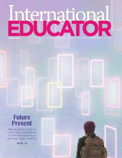 Cover for the June 2025 issue of International Educator magazine