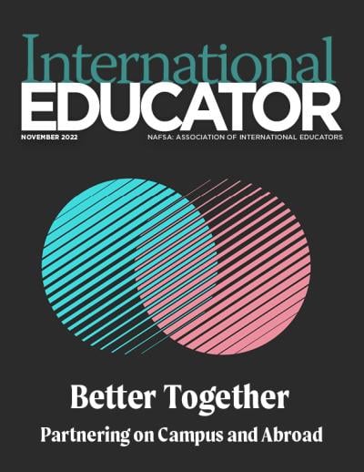 Cover for the November 2022 issue of International Educator