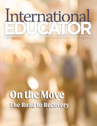 Cover for the September 2022 issue of International Educator