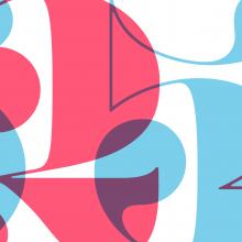 typography with numbers